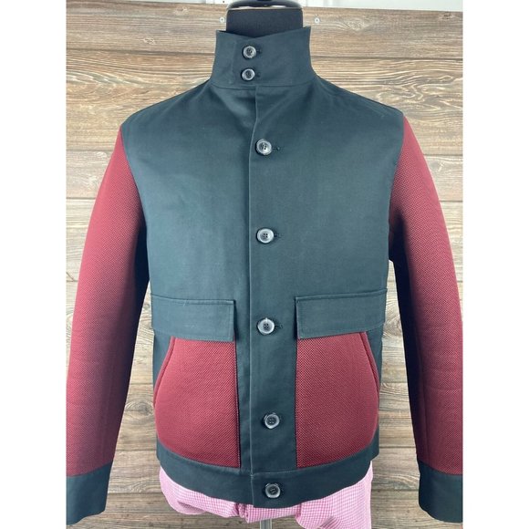 Umit Benan Other - $1450.00 Umit Benan Italian Black & Red Jacket M Medium
